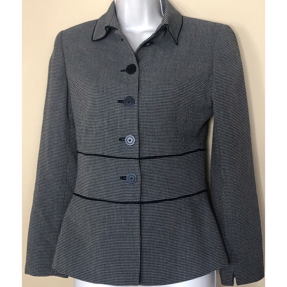 Kasper Petite 4P Gray Blazer